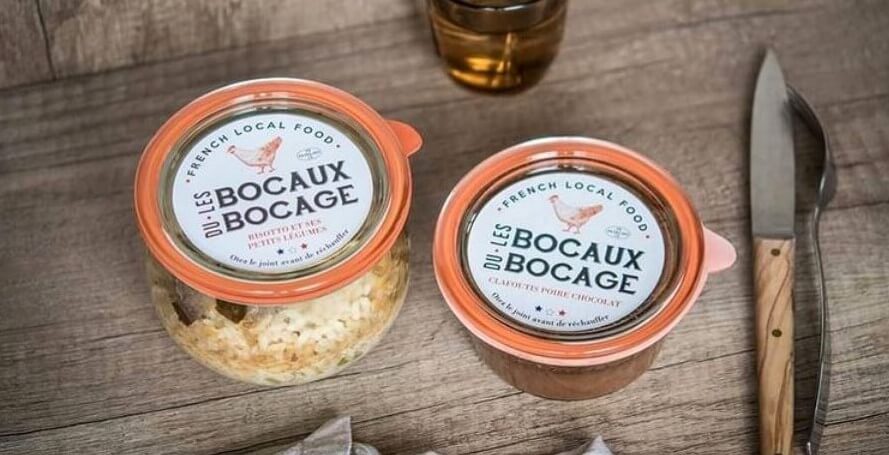 Bocaux en bocage repas facile